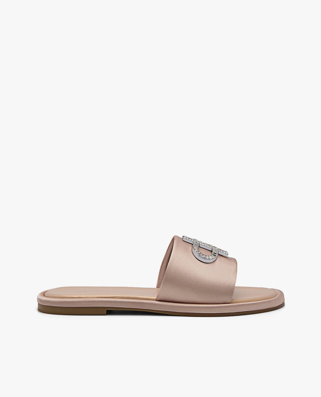 PEDRO - Dép nữ quai ngang mũi vuông Icon Satin