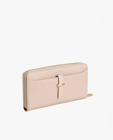  PEDRO - Ví nữ phom dài Embossed Leather Zipper 