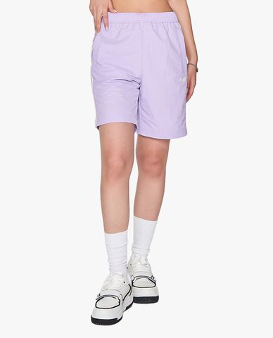  NERDY - Quần short unisex ống rộng lưng thun NY Woven 