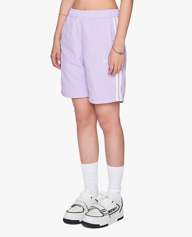  NERDY - Quần short unisex ống rộng lưng thun NY Woven 