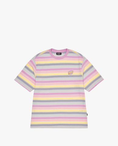  NERDY - Áo thun unisex cổ tròn tay ngắn Stripe 