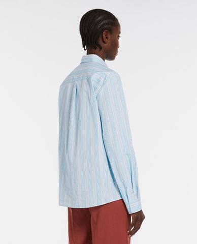  WEEKEND MAX MARA - Áo sơ mi cổ bẻ tay dài hoạ tiết sọc Bahamas 