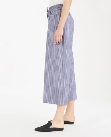  WEEKEND MAX MARA - Quần culottes nữ kẻ sọc thời trang 
