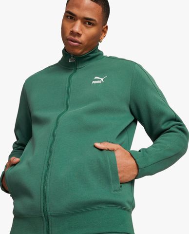  PUMA - Áo khoác thể thao nam cổ trụ T7 Track 