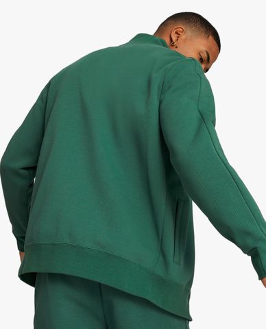  PUMA - Áo khoác thể thao nam cổ trụ T7 Track 