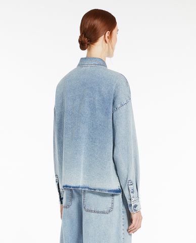  WEEKEND MAX MARA - Áo khoác denim phom boxy trẻ trung Zemira 