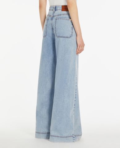  WEEKEND MAX MARA - Quần jeans nữ ống rộng thời trang Vega 