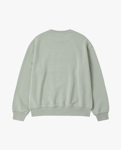  NERDY - Áo sweatshirt unisex cổ tròn tay dài Varsity Logo 