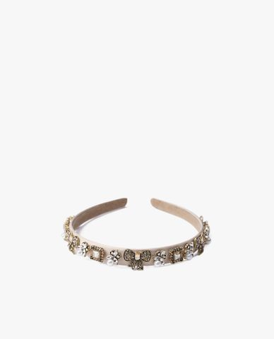  CECI - Băng đô cài tóc nữ bản nhỏ đính phụ kiện sang trọng 