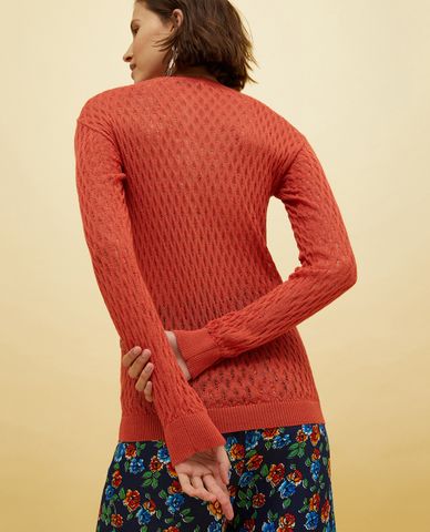  MAX&Co. - Áo dệt kim nữ tay dài cổ tròn Kati 