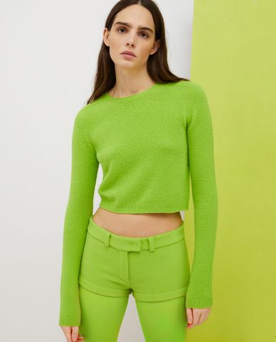  MAX&Co. - Áo dệt kim nữ cổ tròn tay dài Anzu 