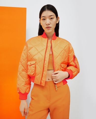  MAX&Co. - Áo khoác bomber nữ chần bông Jin 