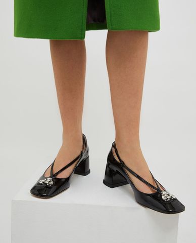  MAX&Co. - Giày cao gót nữ bít mũi đế trụ Max4love 