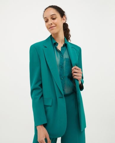  MAX&Co. - Áo khoác blazer phối túi nắp gập Insegna 