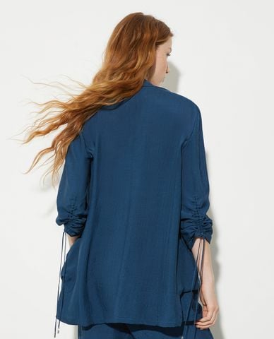  MAX&Co. - Áo khoác blazer nữ cổ bẻ tay dài Vermeil 