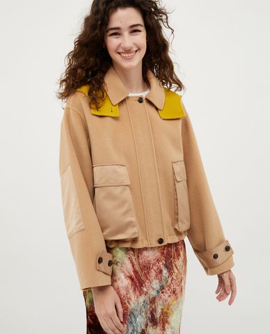  MAX&Co. - Áo khoác phối mũ phom lửng Agguati 