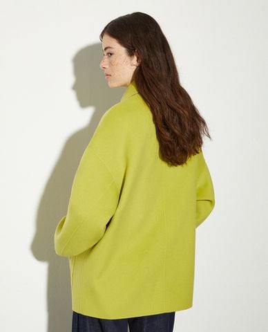  MAX&Co. - Áo khoác dạ lông cừu cổ bẻ tay dài Predazzo 