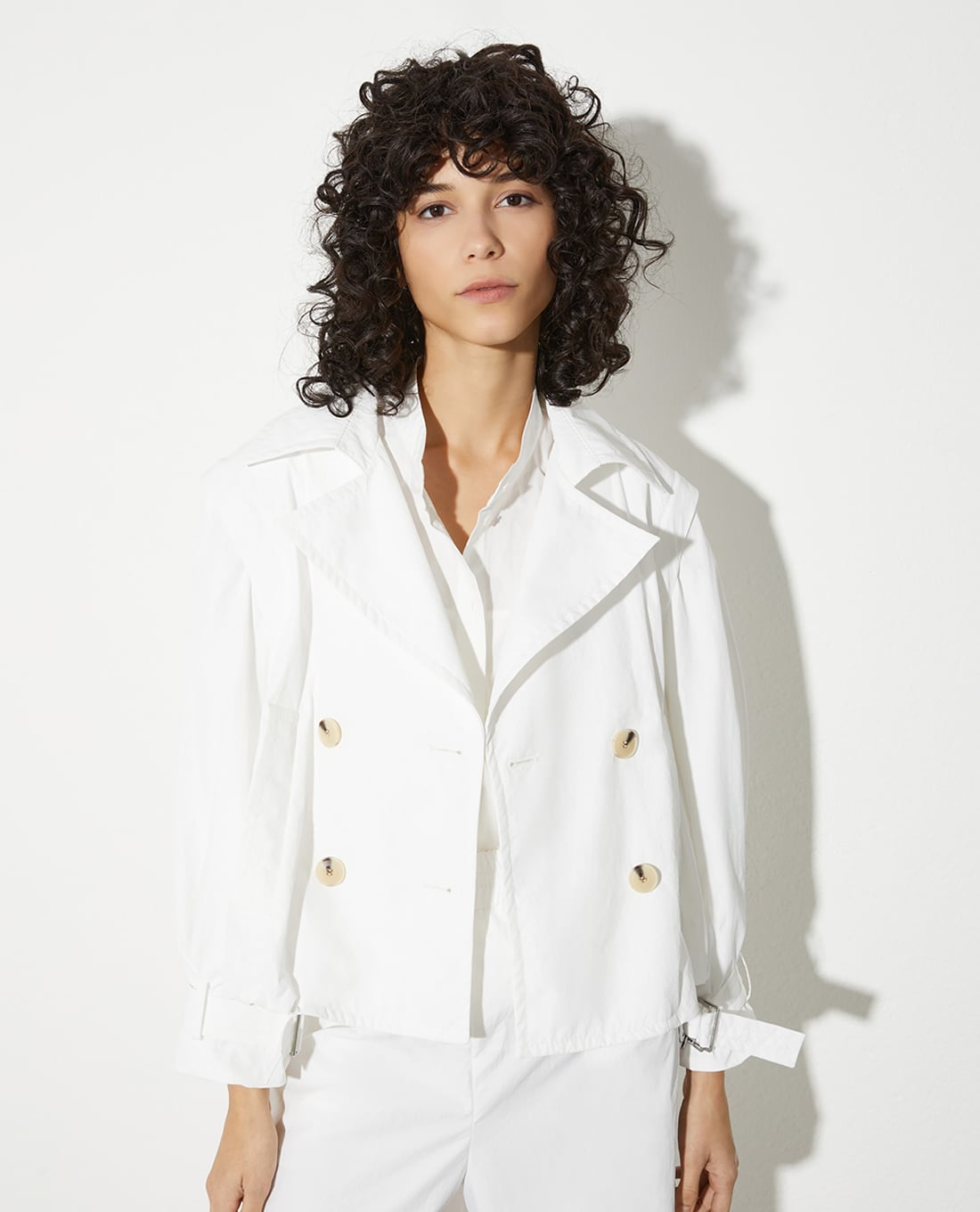 MAX&Co. - Áo khoác hai hàng nút nữ cổ bẻ Romeo