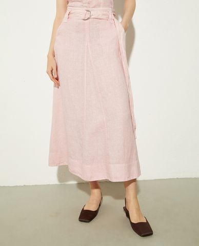  MAX&Co. - Chân váy chữ A midi phối thắt lưng Jock 