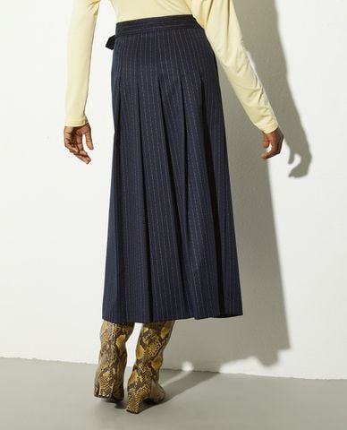  MAX&Co. - Chân váy xếp li midi phối thắt lưng Inchino 