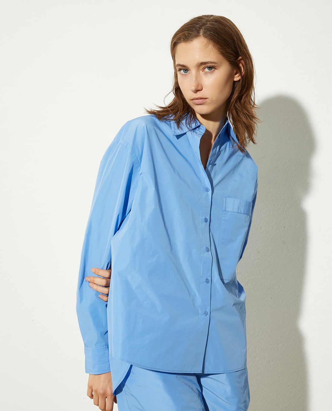 MAX&Co. - Áo sơ mi nữ cổ bẻ tay dài Tequila