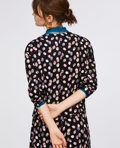  MAX&Co. - Áo kiểu nữ phom suông phối nút tròn Shoulder Buttons 