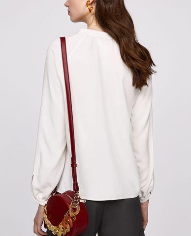  MAX&Co. - Áo kiểu nữ phom suông tay dài Band Collar 