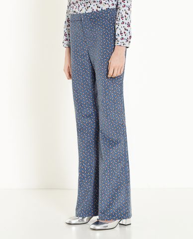  MAX&Co. - Quần kiểu nữ ống rộng lưng cao thời trang Damerino 