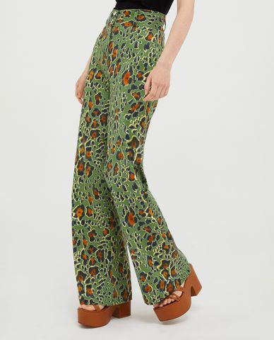  MAX&Co. - Quần ống rộng lưng cao phối nút Master 