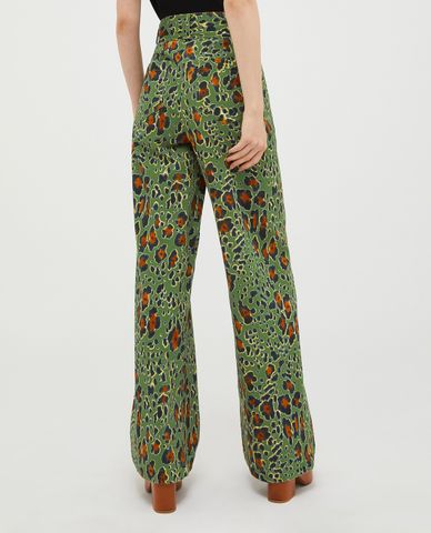  MAX&Co. - Quần ống rộng lưng cao phối nút Master 