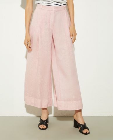  MAX&Co. - Quần nữ ống rộng lưng cao Dalmata 