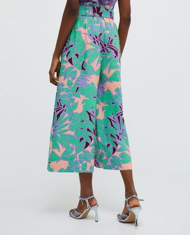  MAX&Co. - Quần lửng ống rộng phối bèo kèm thắt lưng Sacha 