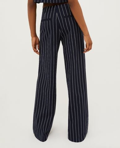  MAX&Co. - Quần ống rộng phối kẻ sọc Bassano 