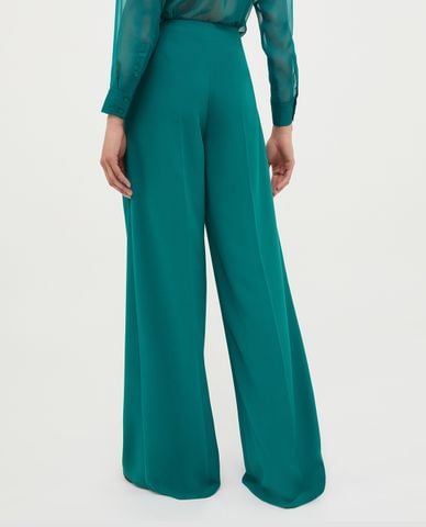  MAX&Co. - Quần ống rộng xếp li tinh tế Damina 