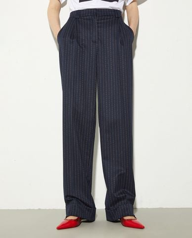  MAX&Co. - Quần nữ ống rộng lưng cao Cablo 