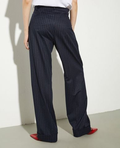  MAX&Co. - Quần nữ ống rộng lưng cao Cablo 