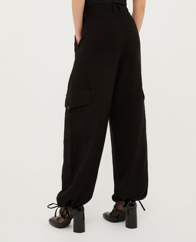  MAX&Co. - Quần ống rộng phối túi hộp kèm dây rút Corvino 