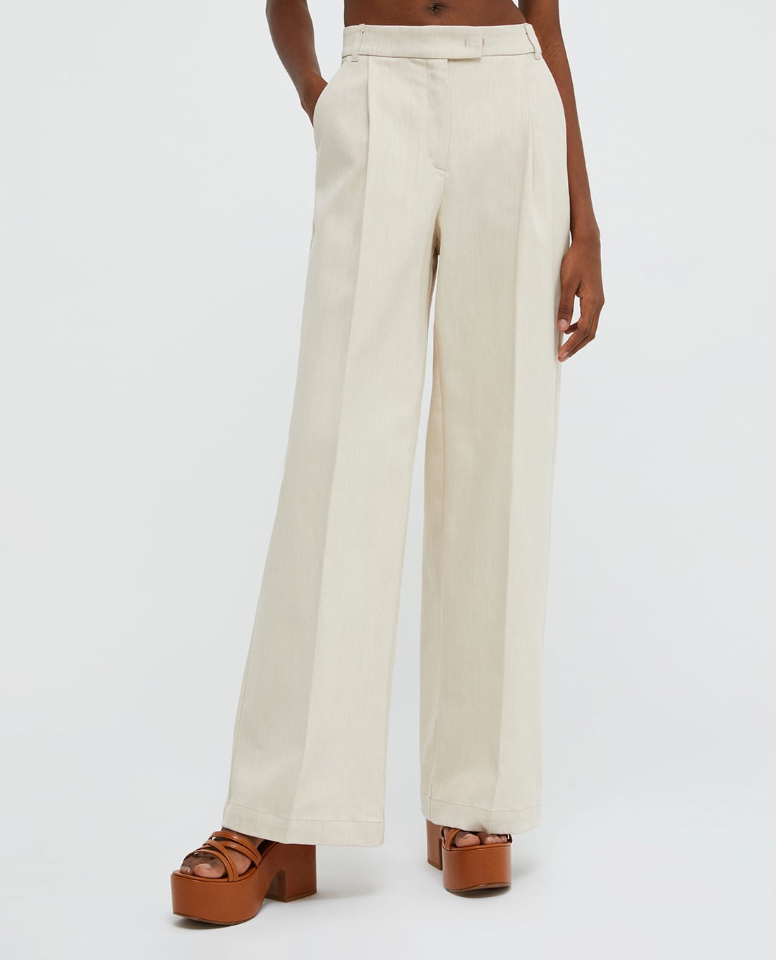 MAX&Co. - Quần ống rộng xếp li Steppa