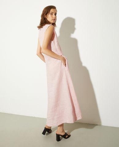  MAX&Co. - Đầm sát nách midi cổ V xẻ tà Novella 