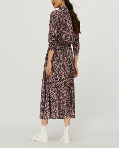  MAX&Co. - Đầm midi sơ mi cổ bẻ tay dài Sablé 