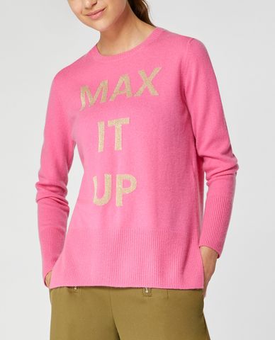  MAX&Co. - Áo len nữ cổ tròn tay dài Max It Up 