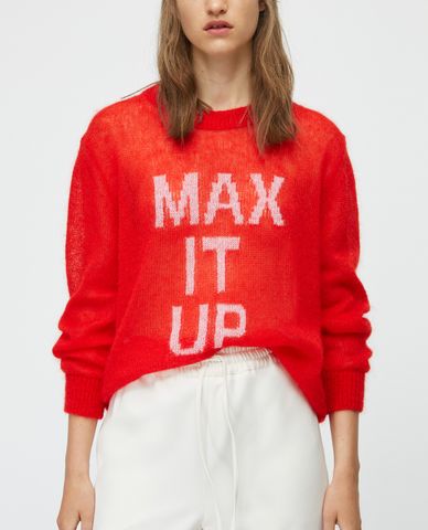  MAX&Co. - Áo sweatshirt nữ tay dài Max It Up Intarsia Jumper 