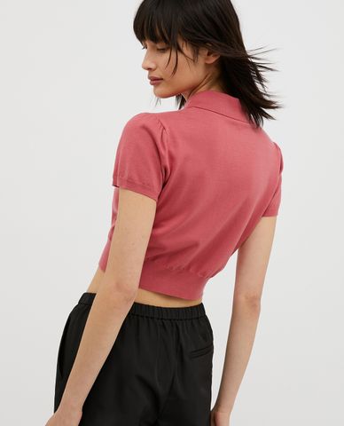  MAX&Co. - Áo polo phom croptop cổ bẻ năng động Simpaty 
