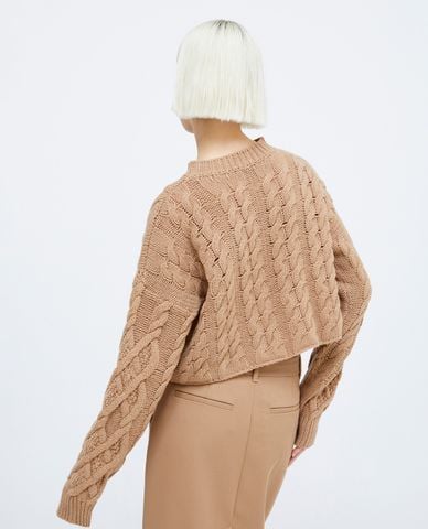 MAX&Co. - Áo sweater nữ phom croptop Ape 