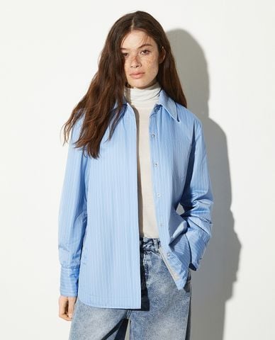  MAX&Co. - Áo khoác sơ mi nữ cổ bẻ tay dài Libretto 