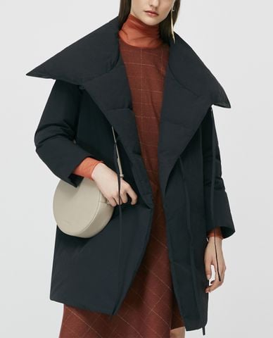  MAX&Co. - Áo măng tô nữ cổ gập tay dài Down Ties 