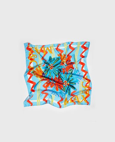  MAX&Co. - Khăn choàng phôm vuông phối hoạ tiết Battista 