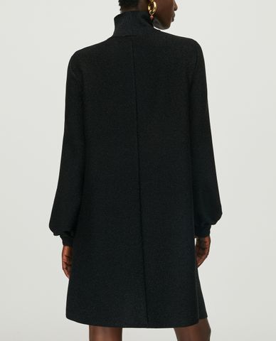  MAX&Co. - Đầm mini phom suông cổ cao tay dài Jersey Lamé 