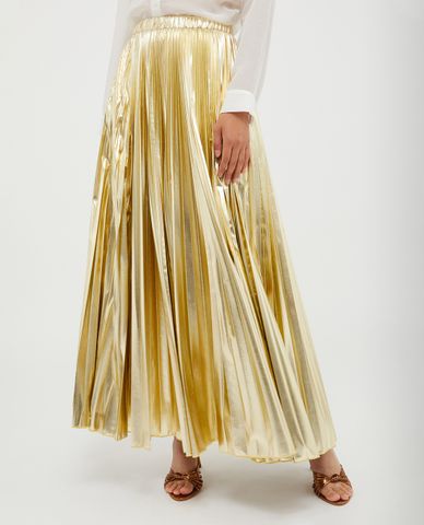  MAX&Co. - Chân váy xếp li maxi lưng thun Cross 