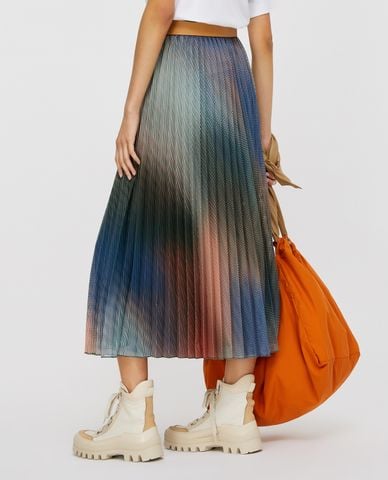  MAX&Co. - Chân váy midi xếp li Pleated Techno Mesh 